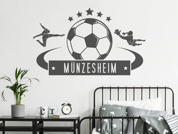 Wandtattoo Münzesheim Fußball