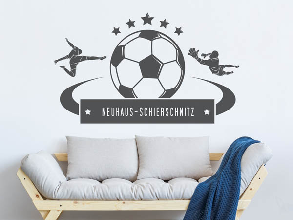 Wandtattoo Neuhaus-Schierschnitz Fußball