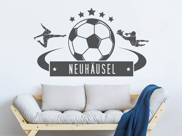 Wandtattoo Neuhäusel Fußball