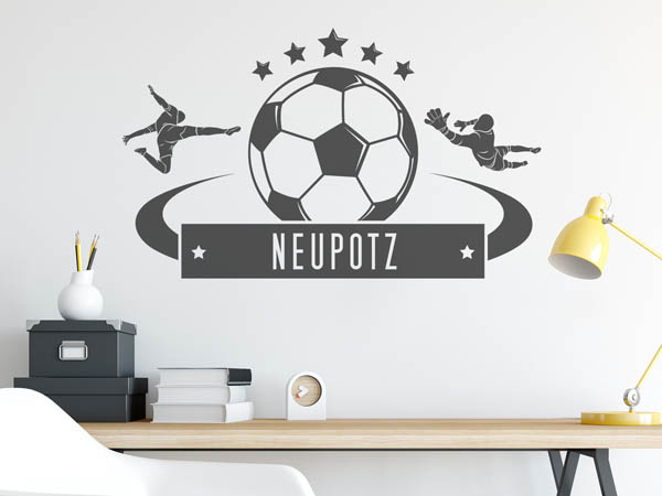 Wandtattoo Neupotz Fußball