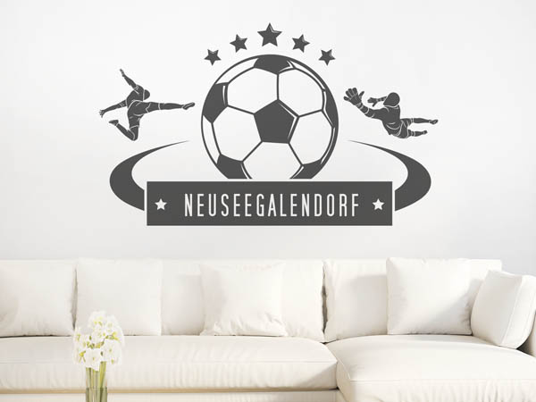 Wandtattoo Neuseegalendorf Fußball