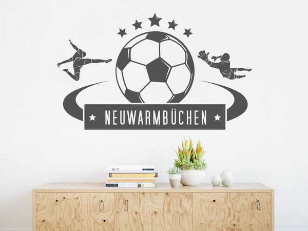 Wandtattoo Neuwarmbüchen Fußball