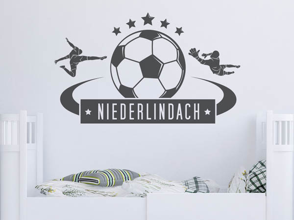 Wandtattoo Niederlindach Fußball