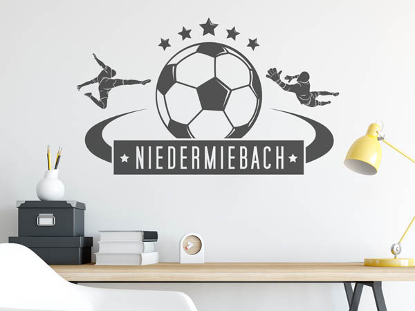 Wandtattoo Niedermiebach Fußball