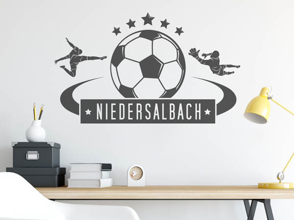 Wandtattoo Niedersalbach Fußball