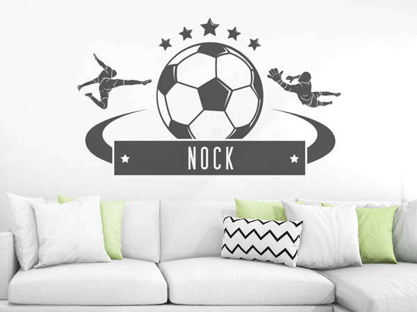 Wandtattoo Nock Fußball