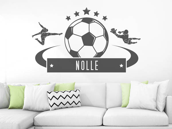 Wandtattoo Nolle Fußball