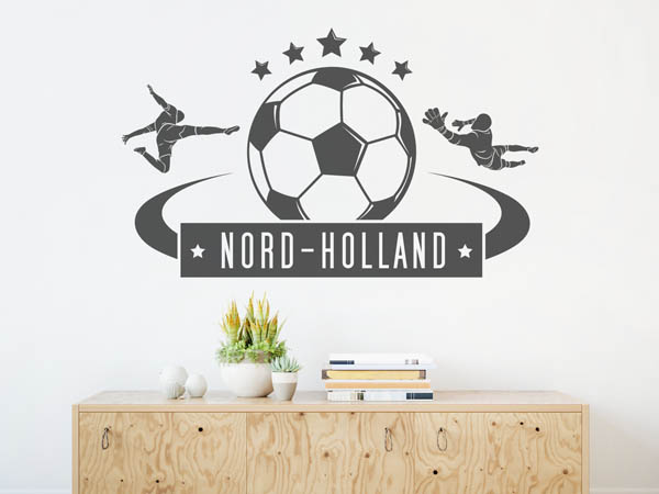 Wandtattoo Nord-Holland Fußball