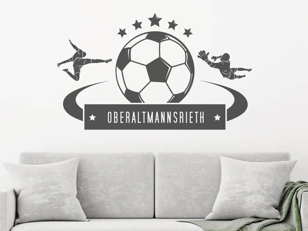 Wandtattoo Oberaltmannsrieth Fußball
