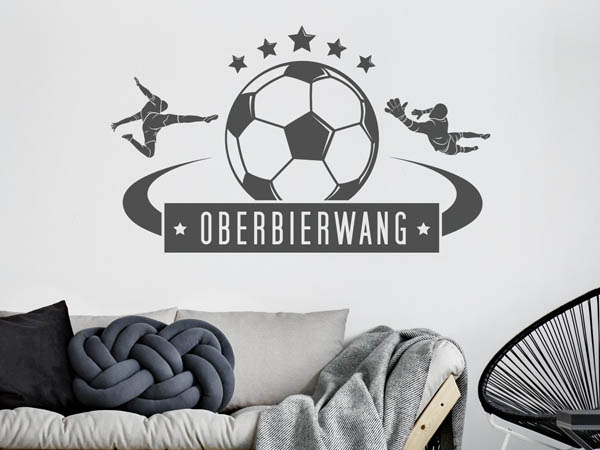 Wandtattoo Oberbierwang Fußball
