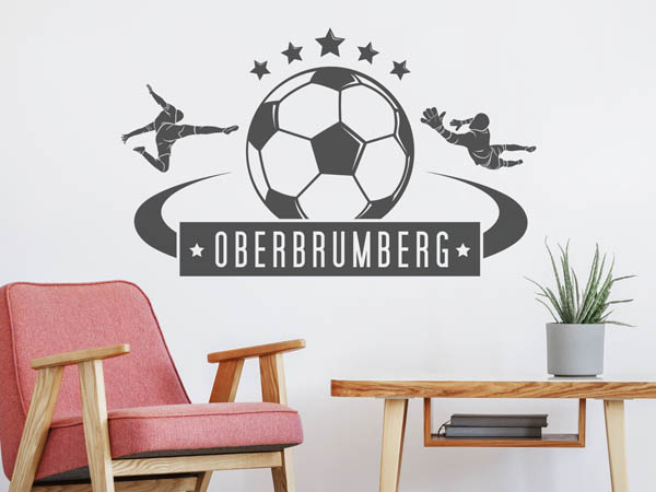 Wandtattoo Oberbrumberg Fußball