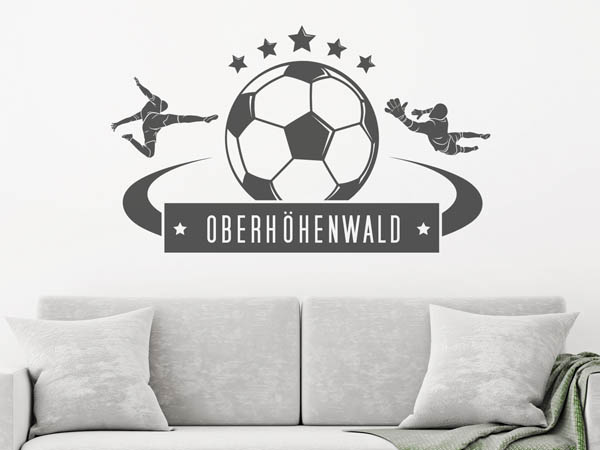 Wandtattoo Oberhöhenwald Fußball