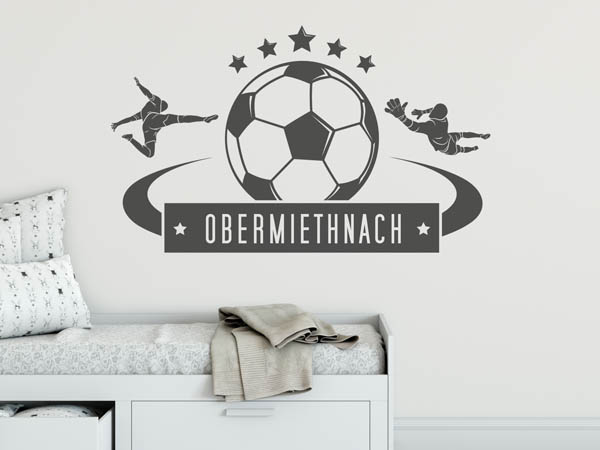 Wandtattoo Obermiethnach Fußball