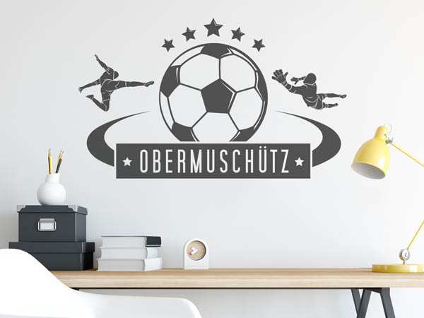 Wandtattoo Obermuschütz Fußball