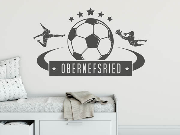 Wandtattoo Obernefsried Fußball