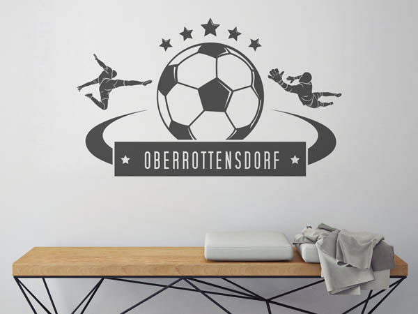 Wandtattoo Oberrottensdorf Fußball