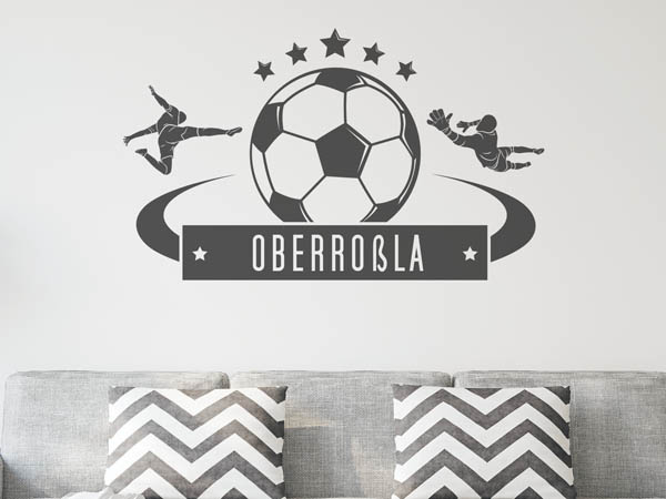 Wandtattoo Oberroßla Fußball