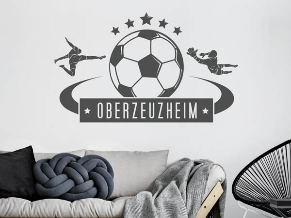 Wandtattoo Oberzeuzheim Fußball