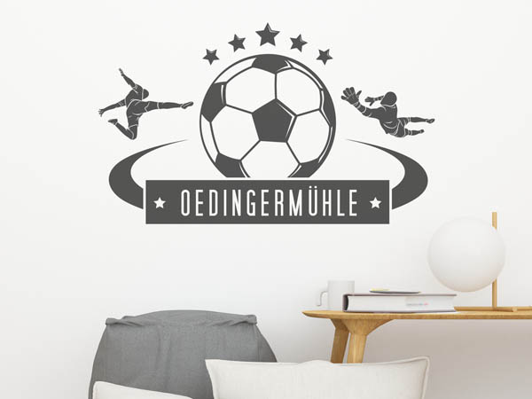Wandtattoo Oedingermühle Fußball