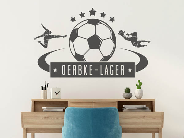 Wandtattoo Oerbke-Lager Fußball