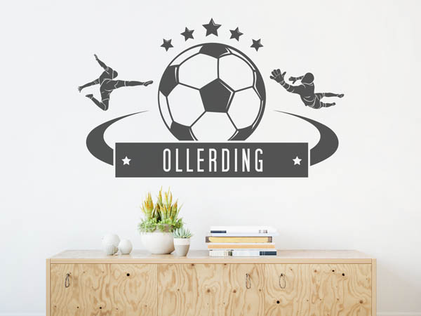 Wandtattoo Ollerding Fußball