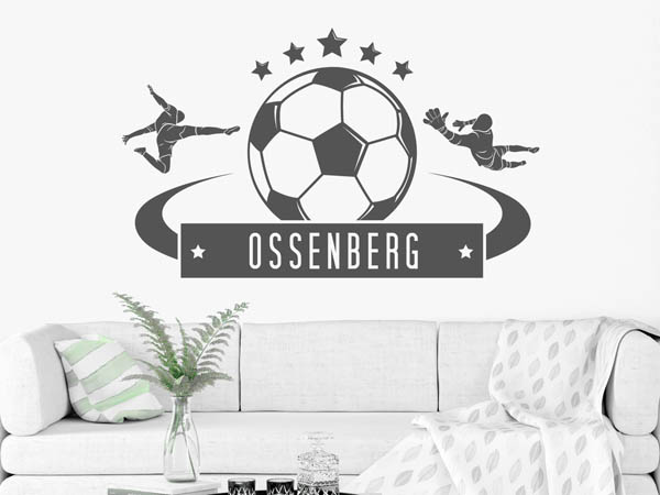 Wandtattoo Ossenberg Fußball