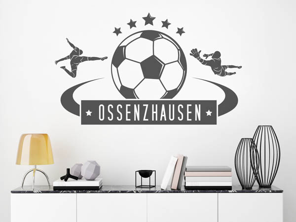 Wandtattoo Ossenzhausen Fußball