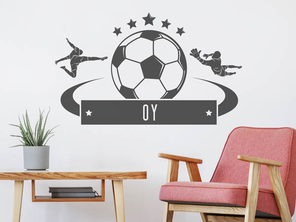 Wandtattoo Oy Fußball