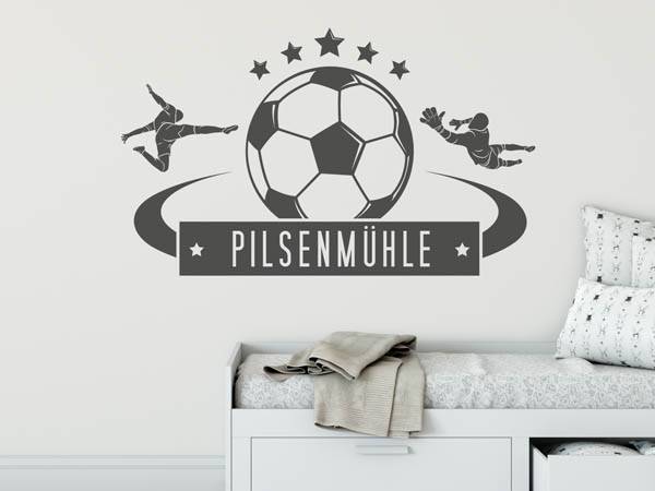 Wandtattoo Pilsenmühle Fußball