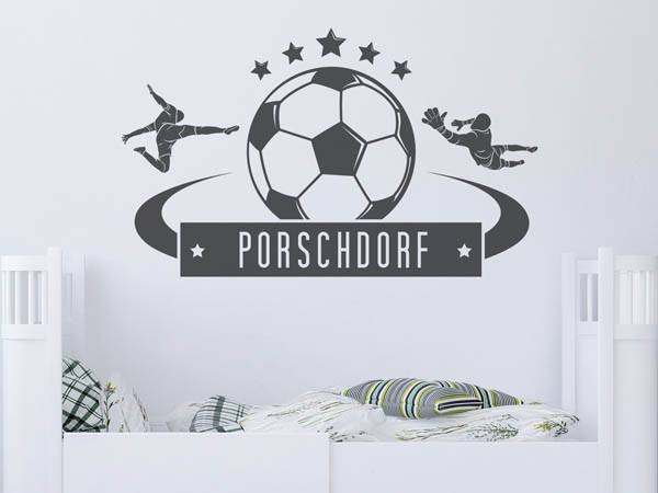 Wandtattoo Porschdorf Fußball