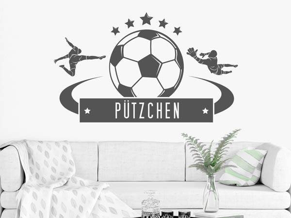 Wandtattoo Pützchen Fußball