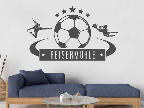 Wandtattoo Reisermühle Fußball