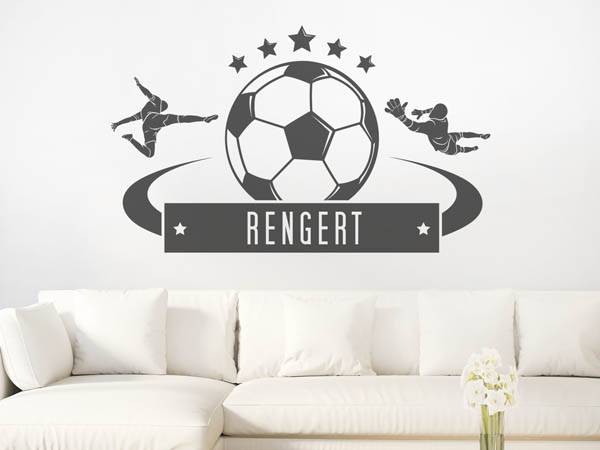 Wandtattoo Rengert Fußball