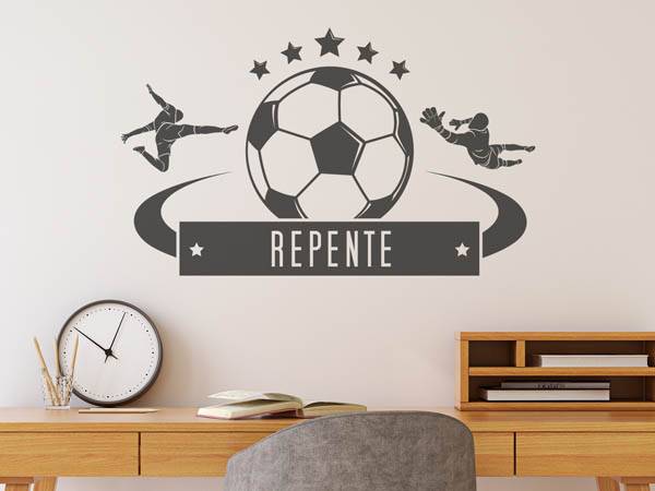 Wandtattoo Repente Fußball