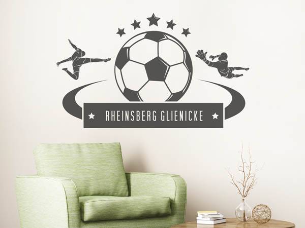 Wandtattoo Rheinsberg Glienicke Fußball