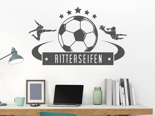 Wandtattoo Ritterseifen Fußball