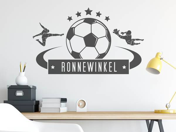 Wandtattoo Ronnewinkel Fußball