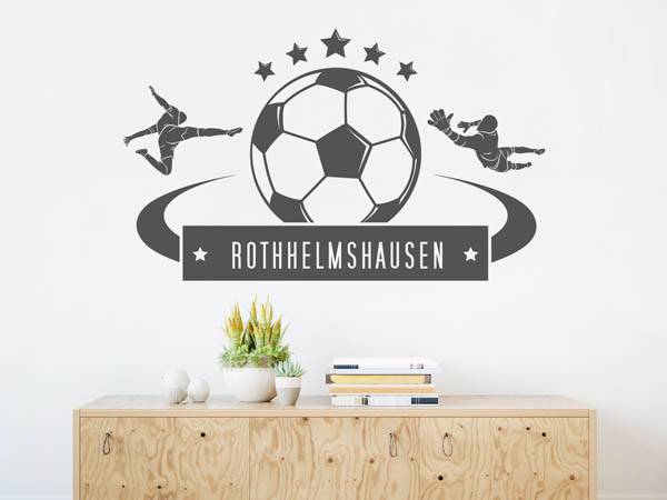 Wandtattoo Rothhelmshausen Fußball