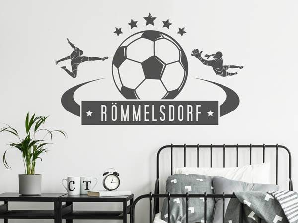 Wandtattoo Römmelsdorf Fußball