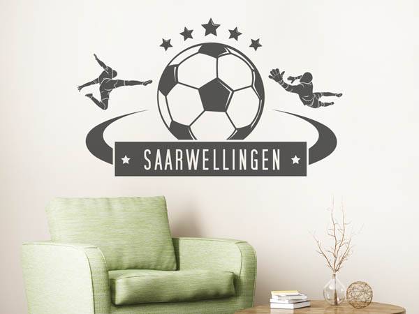 Wandtattoo Saarwellingen Fußball