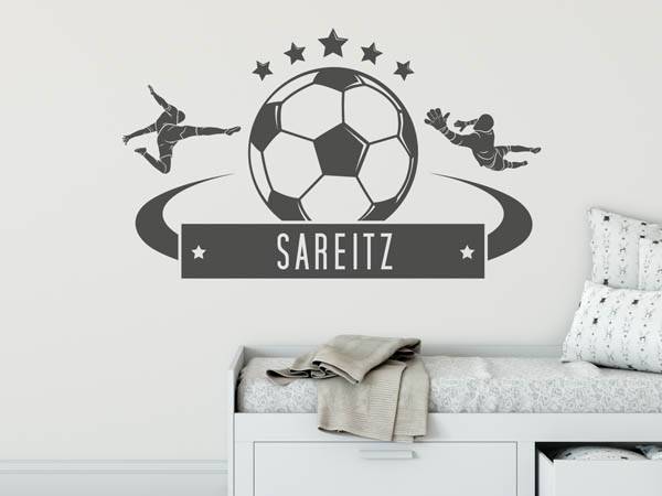 Wandtattoo Sareitz Fußball