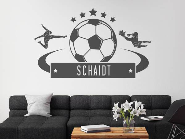 Wandtattoo Schaidt Fußball