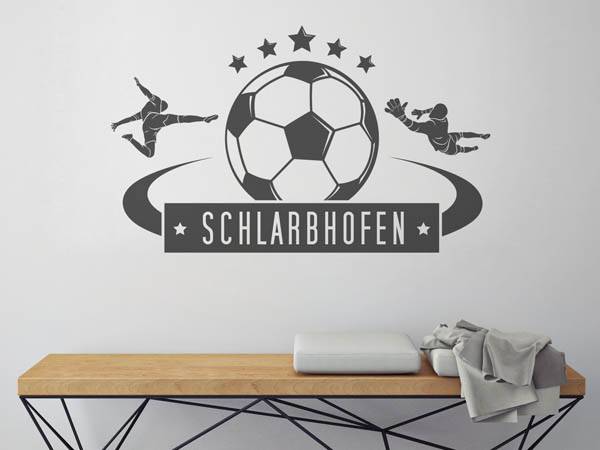 Wandtattoo Schlarbhofen Fußball