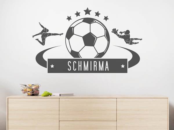 Wandtattoo Schmirma Fußball