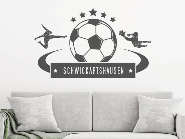 Wandtattoo Schwickartshausen Fußball