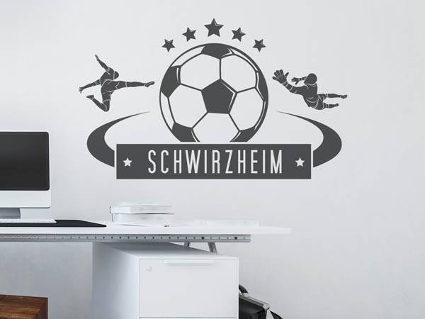 Wandtattoo Schwirzheim Fußball