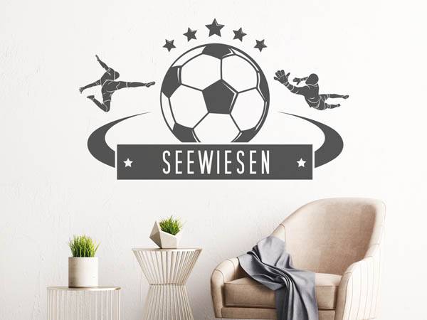 Wandtattoo Seewiesen Fußball