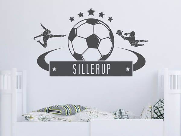 Wandtattoo Sillerup Fußball