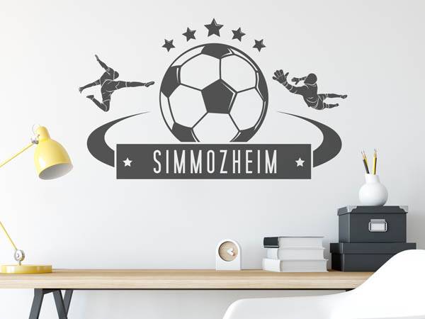 Wandtattoo Simmozheim Fußball