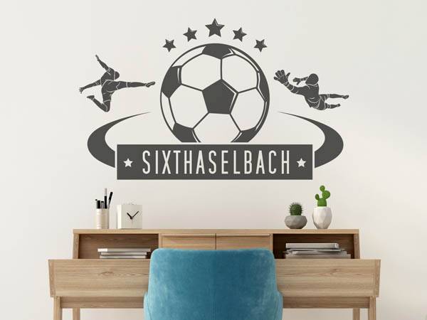 Wandtattoo Sixthaselbach Fußball
